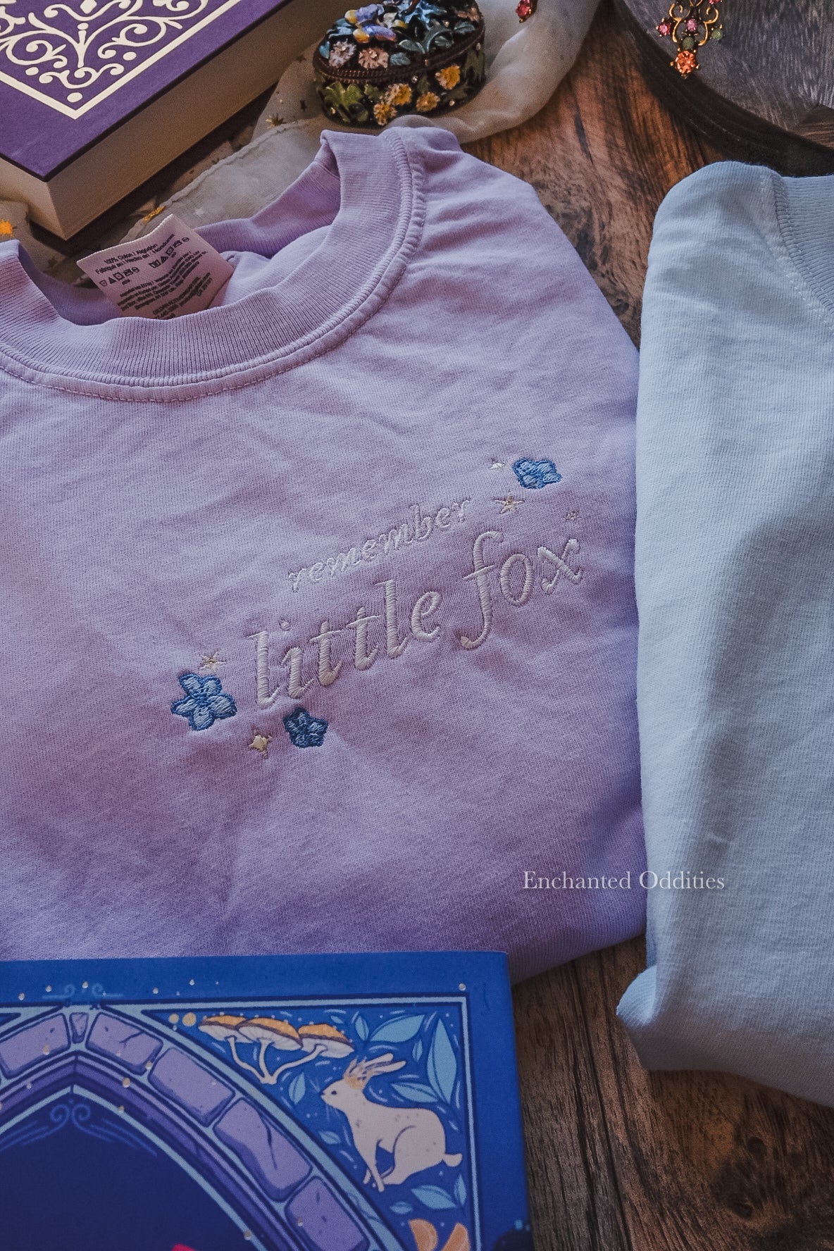 Little Fox tee in lilac - Image 2