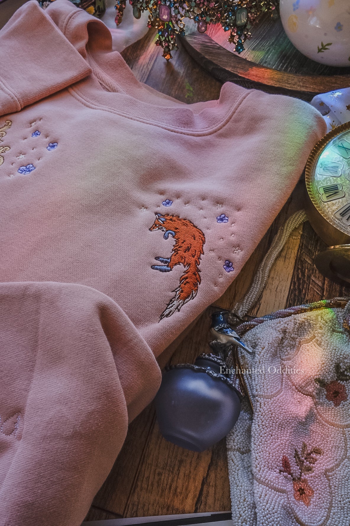 *PRE-ORDER* Archer & the Fox crewneck in PINK - Image 4