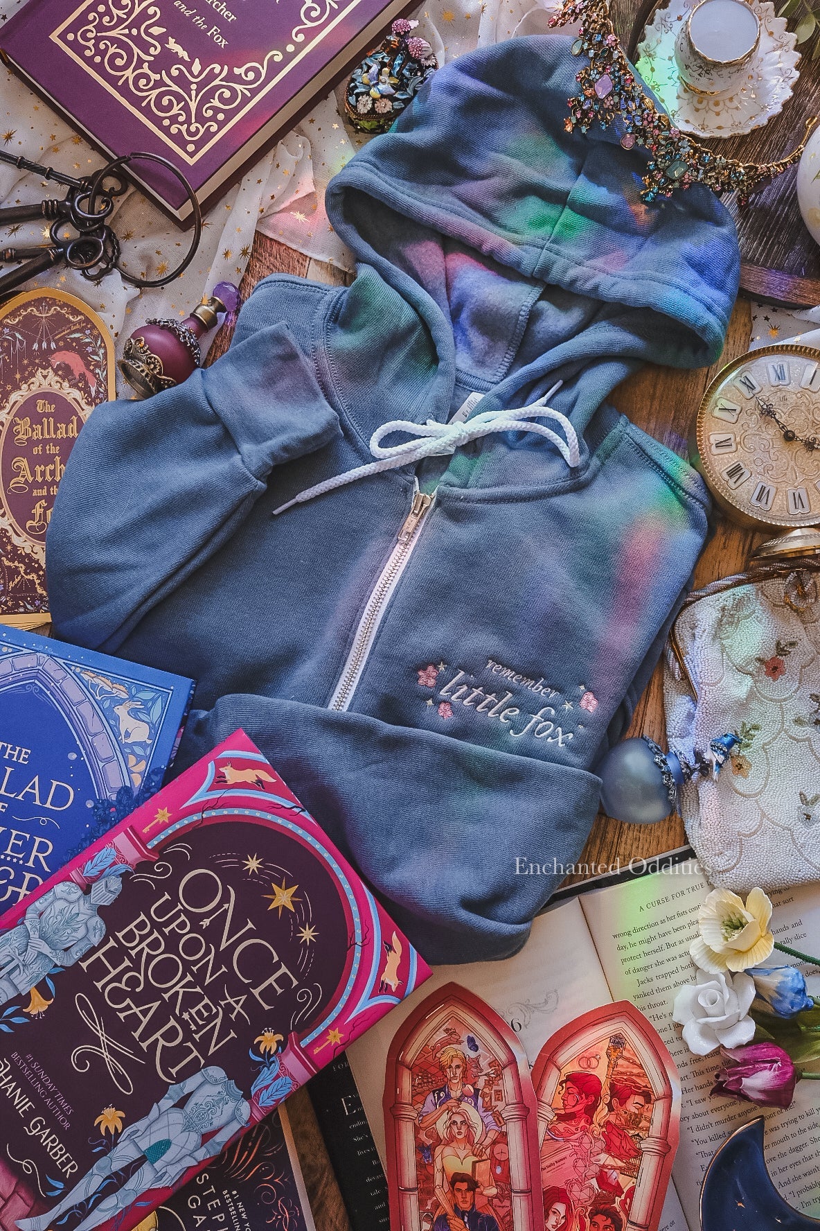 Little Fox zip up hoodie