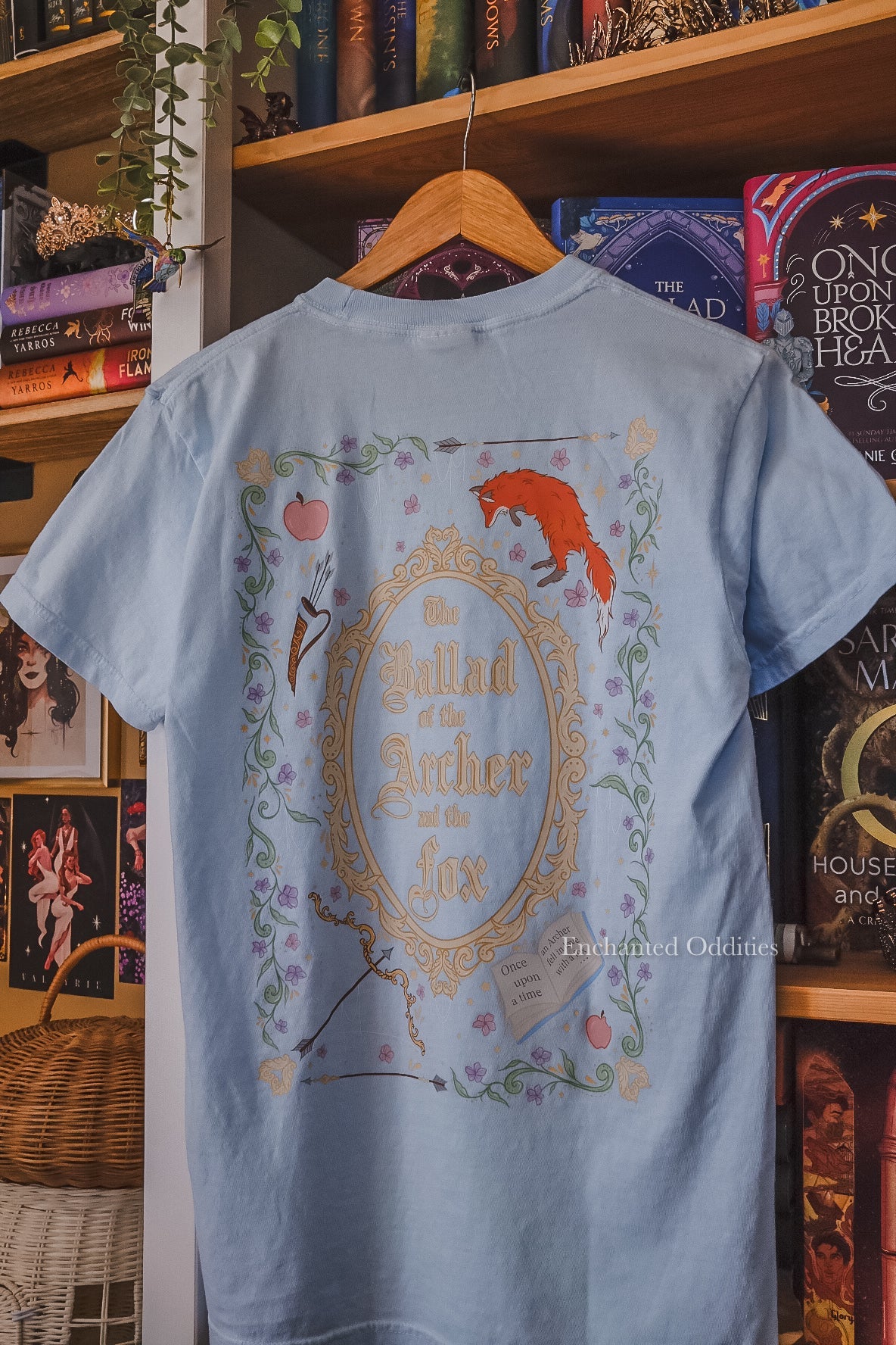 Little Fox tee in blue - Image 3