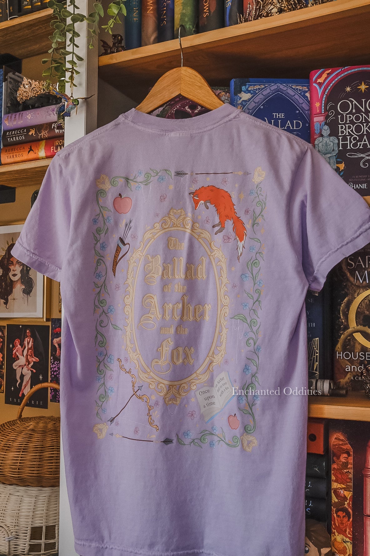 Little Fox tee in lilac - Image 3