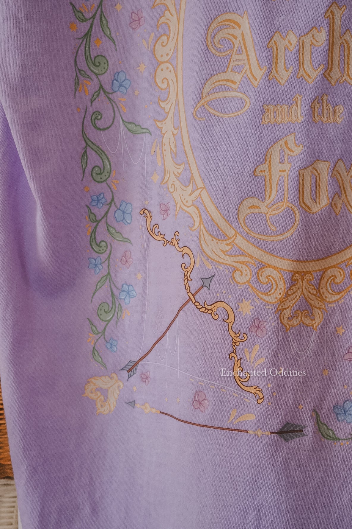 Little Fox tee in lilac - Image 6