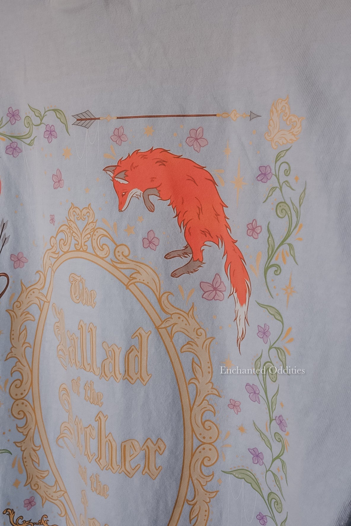 Little Fox tee in blue - Image 5