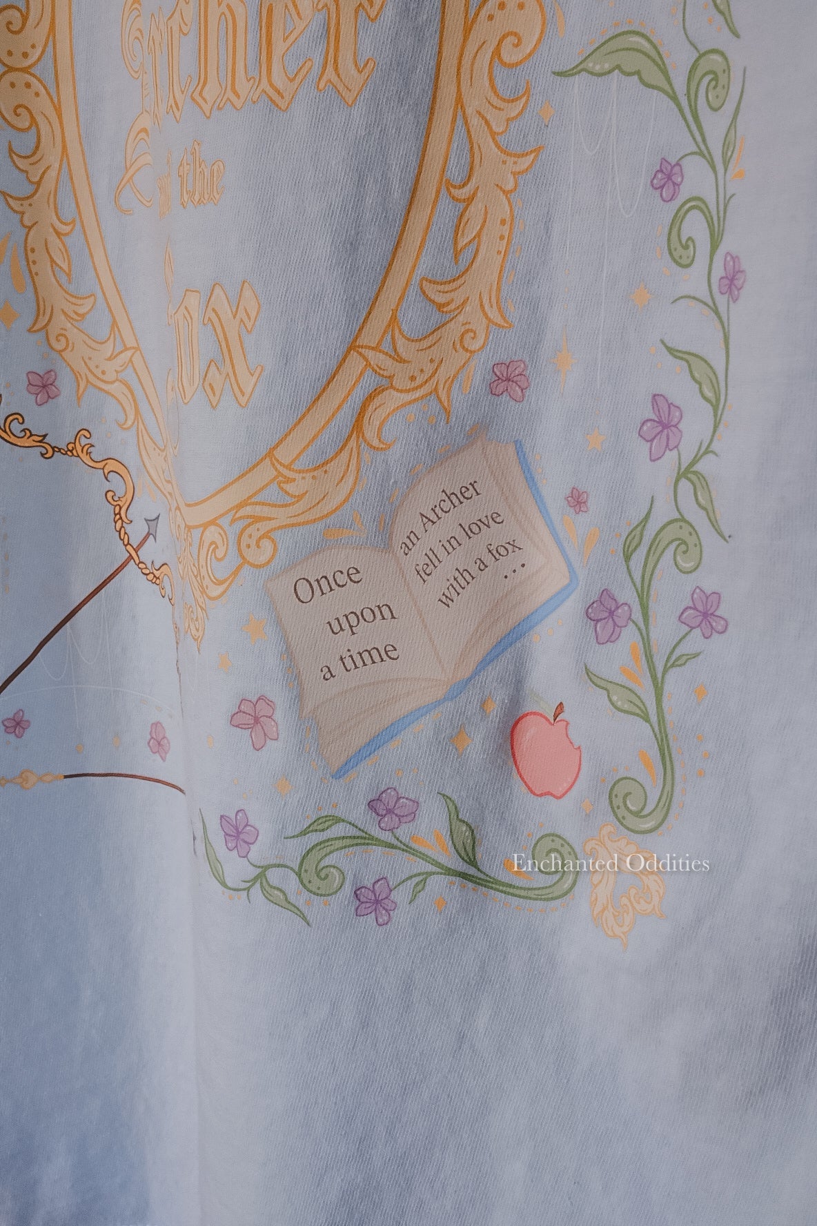 Little Fox tee in blue - Image 6