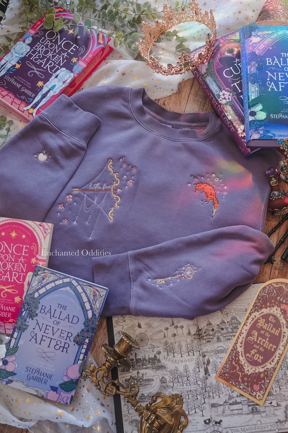 *PRE-ORDER* Archer & the Fox crewneck in PURPLE - Image 3