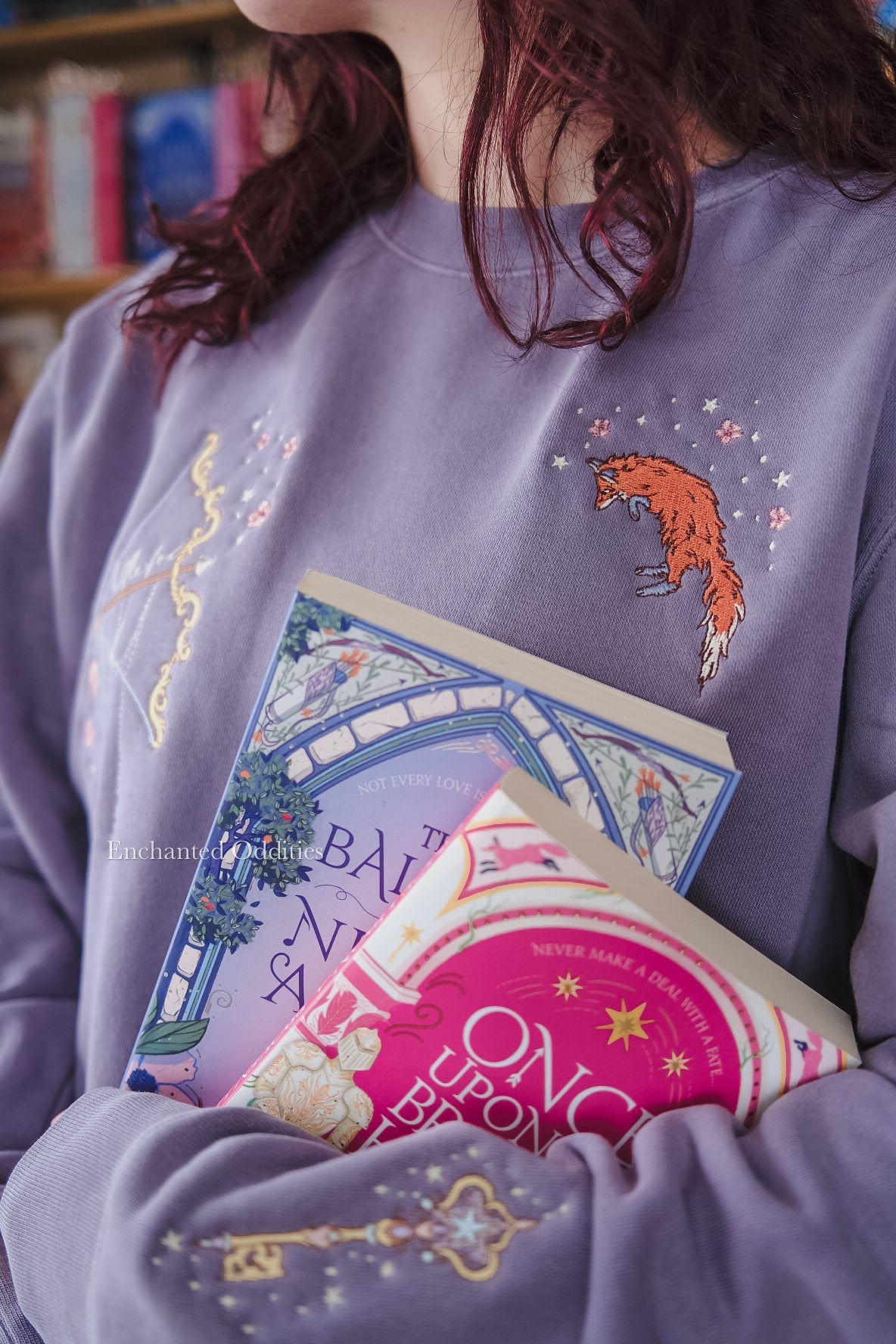 *PRE-ORDER* Archer & the Fox crewneck in PURPLE (WITH BACK EMBROIDERY) - Image 7