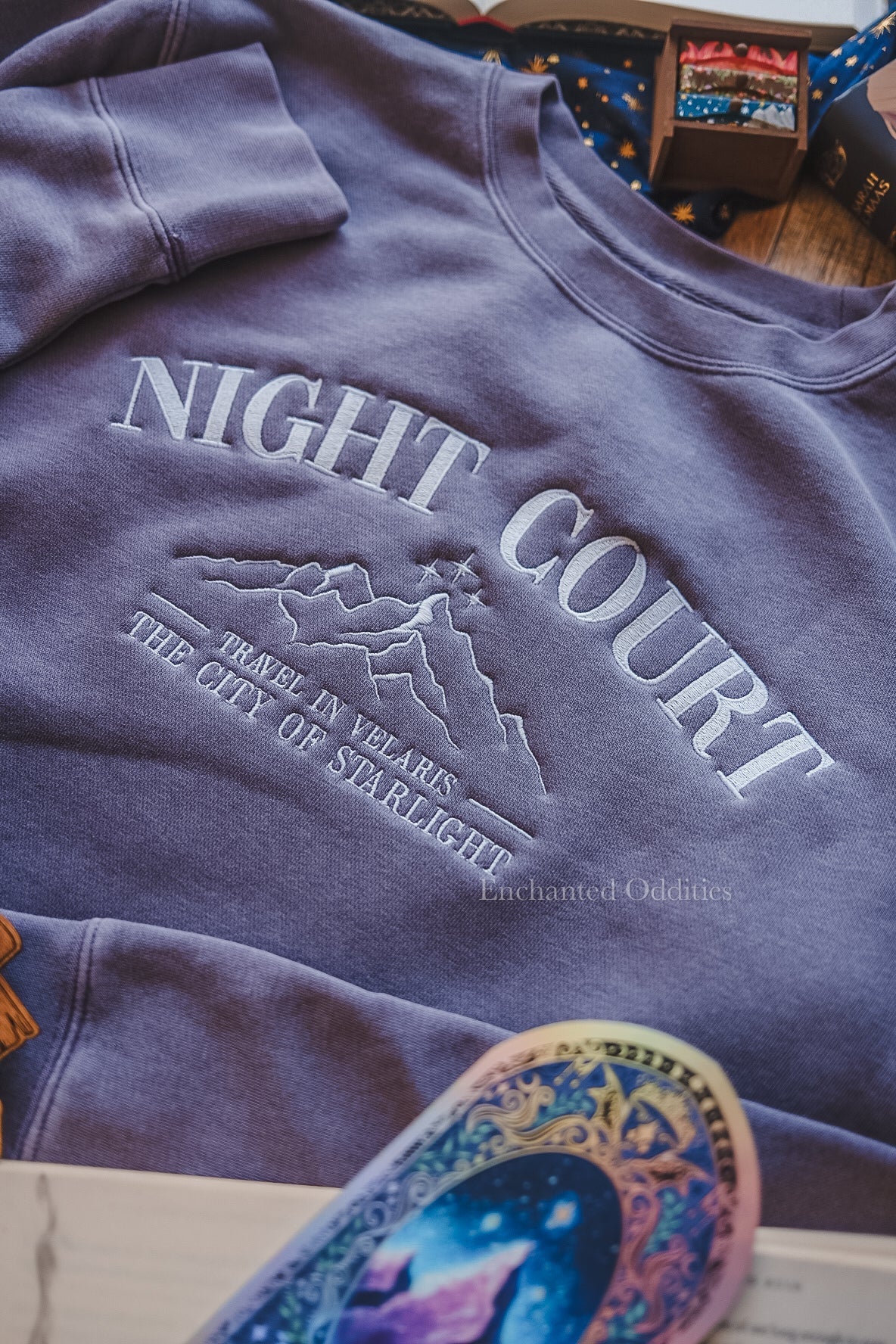 Night Court premium crewneck - Image 3