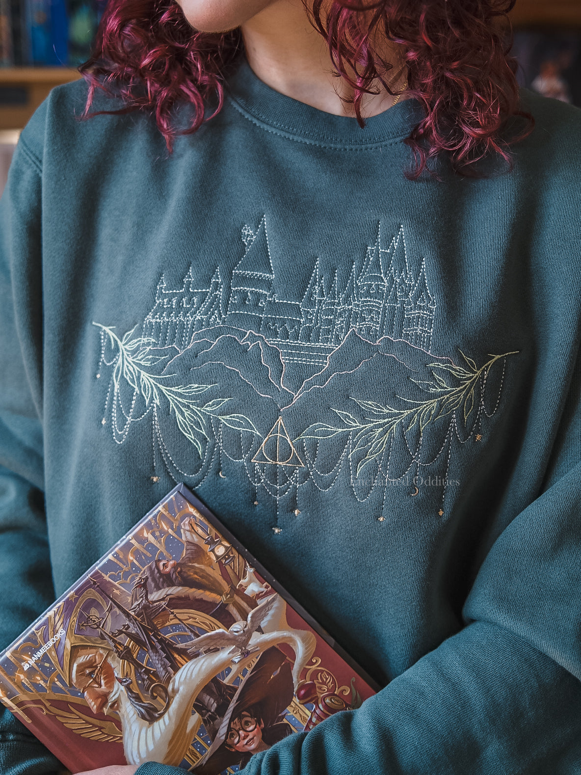 Welcome Home crewneck in Alpine Green - Image 2