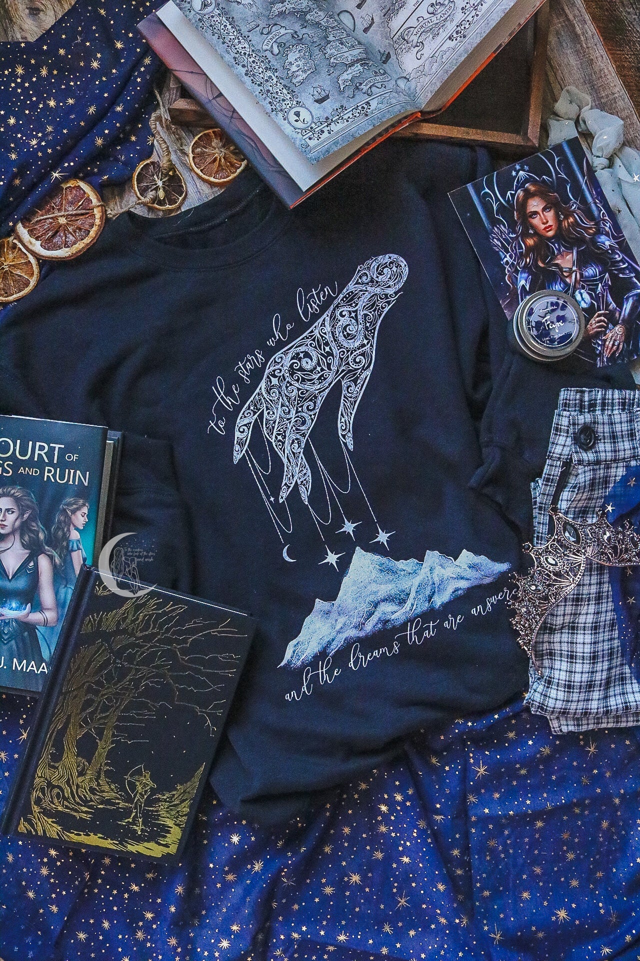 To The Stars printed crewneck