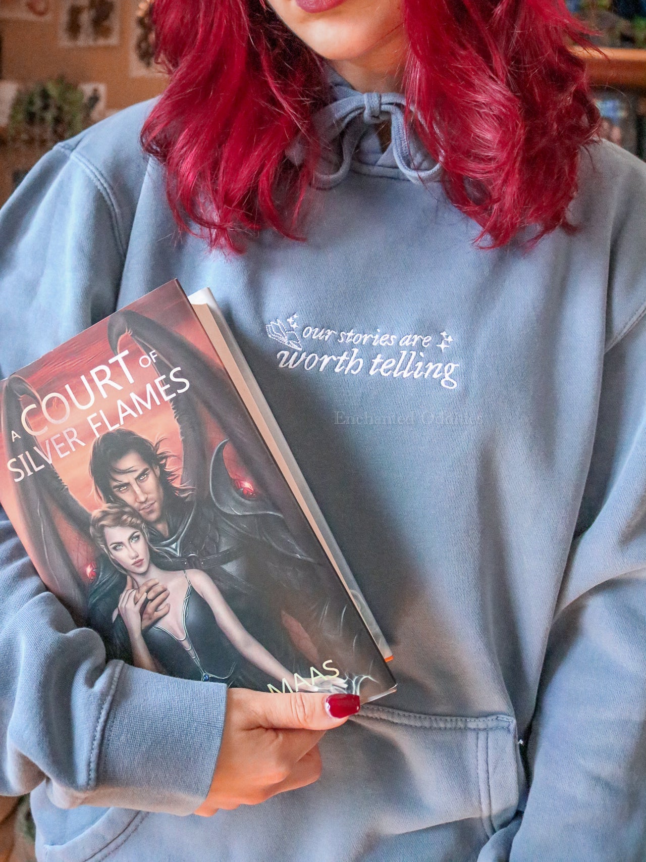 Our Stories Premium Hoodie - Image 5