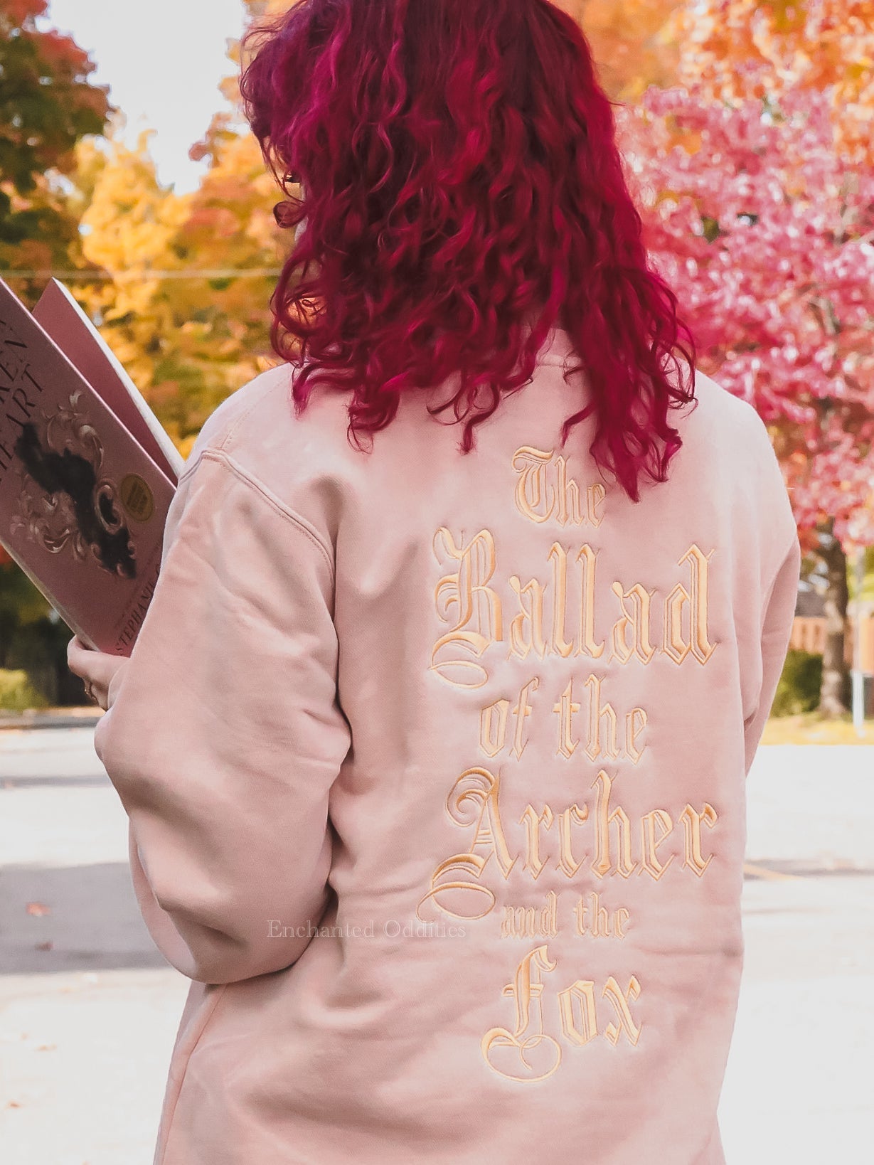 *PRE-ORDER* Archer & the Fox crewneck in PINK (WITH BACK EMBROIDERY) - Image 2