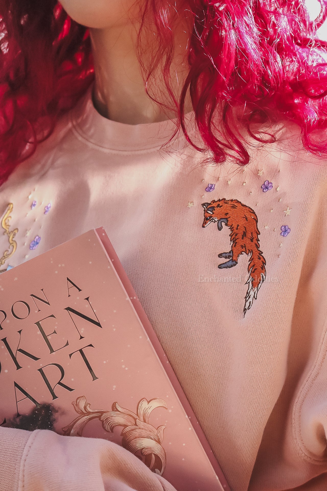 *PRE-ORDER* Archer & the Fox crewneck in PINK - Image 7