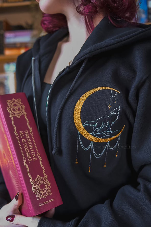 Through Love Premium Zipper Hoodie - Image 3