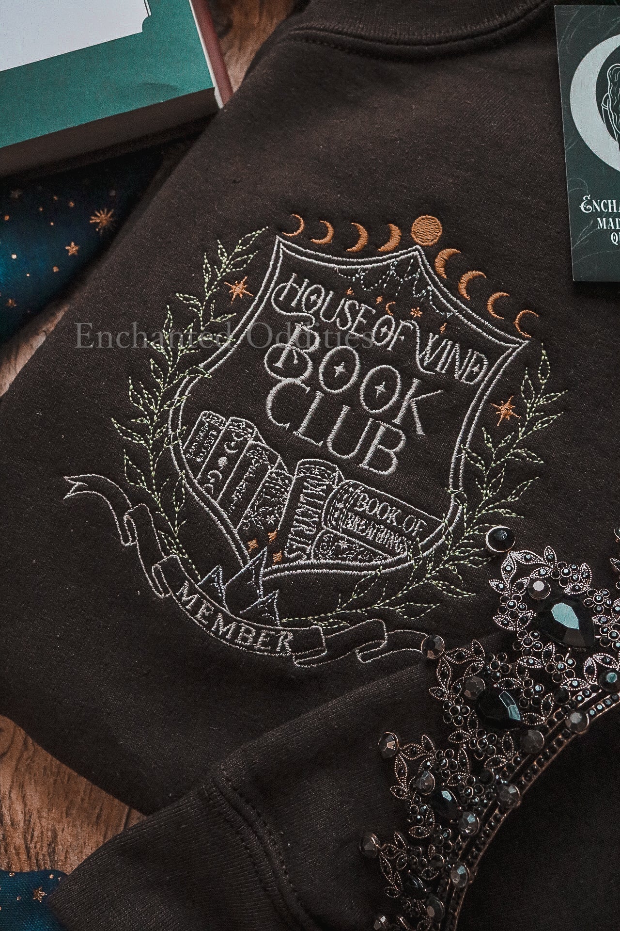 Brown House of Wind Bookclub crewneck - Image 2