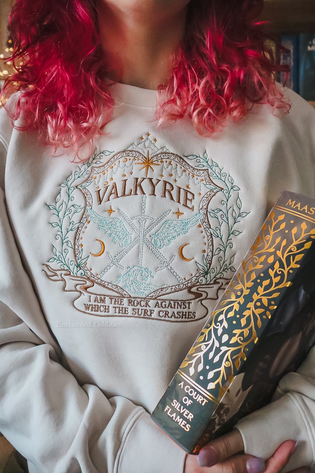 Valkyrie Crest Premium Crewneck - Image 3