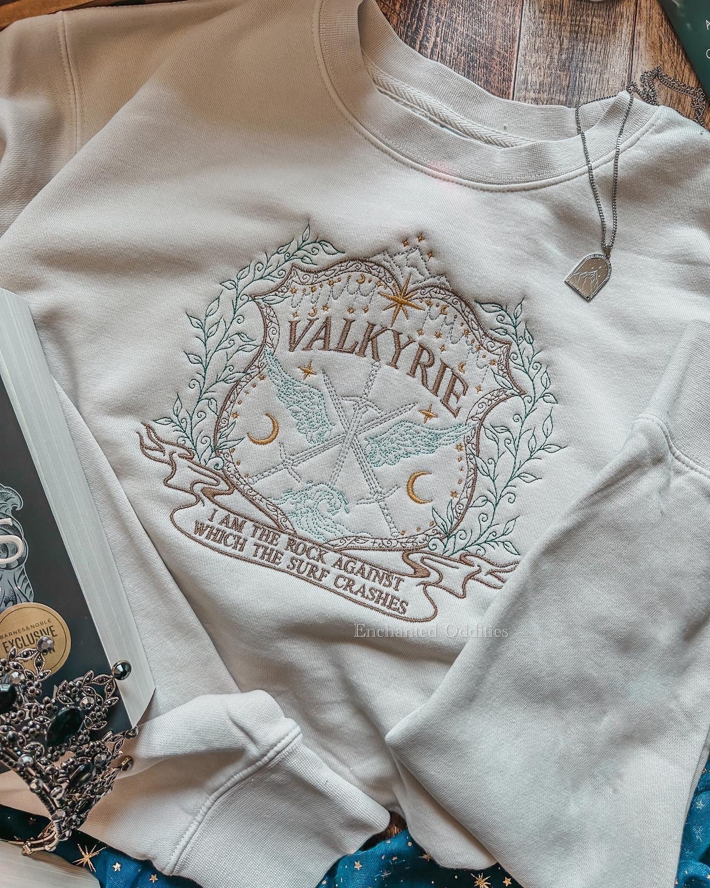 Valkyrie Crest Premium Crewneck - Image 2